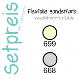 Flexfolie sonderfarben Set